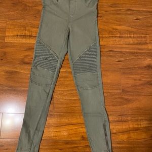 Motto Leggings - Green Size M